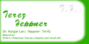 terez heppner business card